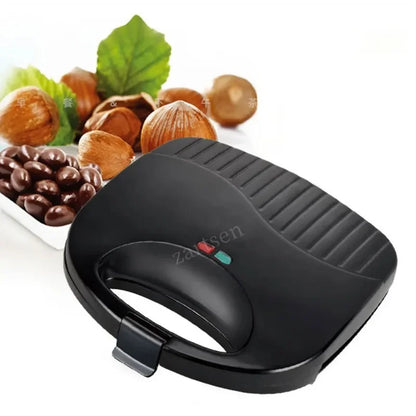 750W Electric Walnut Cake Waffle Maker 12 Holes Nut Plates Cooking Kitchen Appliances Breakfast Machine Non-stick Iron Pan