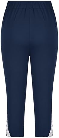 Girls Summer Capri Leggings with Elastic Waist