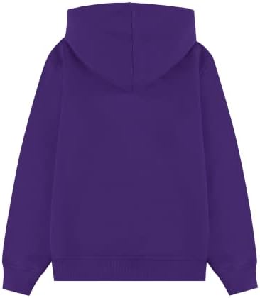 Kid Nation Soft Brushed Fleece Hoodie for Kids 4-12 Years 1