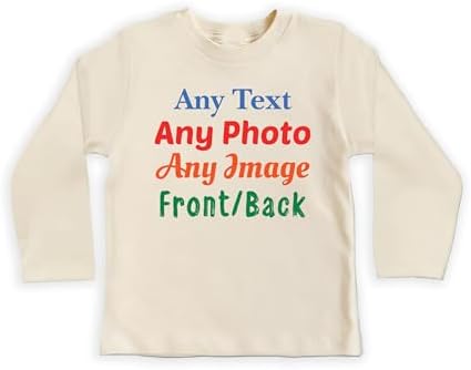 Voila Print Personalized Baby Bodysuit with Custom Text and Photo