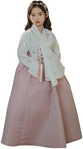 Special Occasion Girls Ivory Hanbok Dress