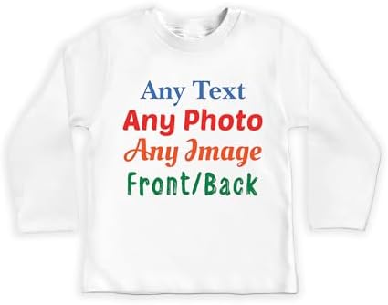 Voila Print Personalized Baby Bodysuit with Custom Text and Photo