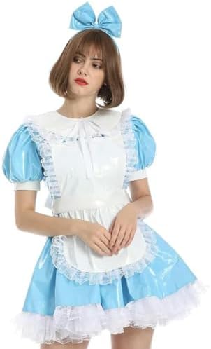 French Sissy Giant Princess Dress with Lace Trim