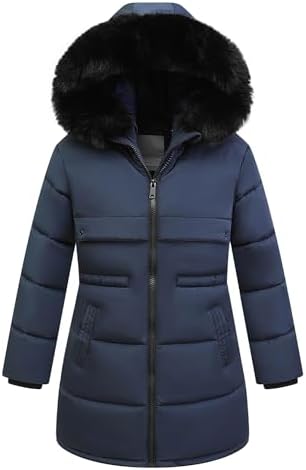Girls winter long coat parka Waterproof girls winter coat kids jacket