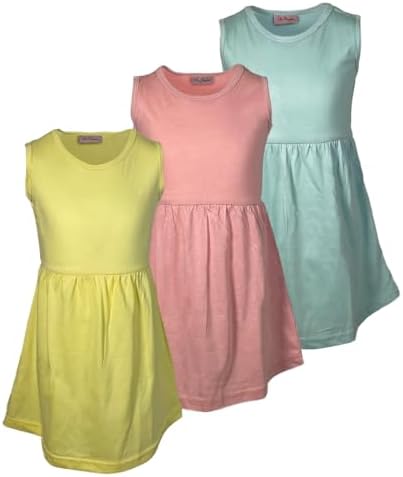 Miss Popular 3-Pack Tank Skater Dress