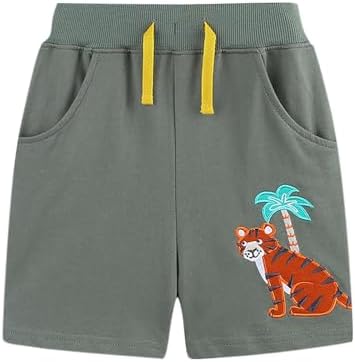 Cute Animal Printed Summer Shorts for Toddler Girls