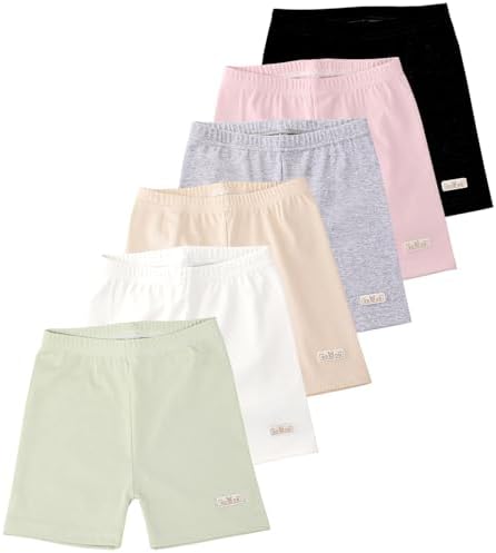 Chicduo 6-Piece Bike Cartwheel Dance Shorts for Girls