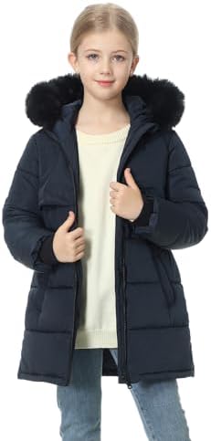 Girls winter long coat parka Waterproof girls winter coat kids jacket
