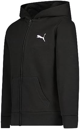 PUMA Girls Core Logo Zip Up Hoodie comfy stylish