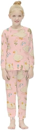 Girls Thermal Pajama Set - Soft Breathable and Comfy for winter