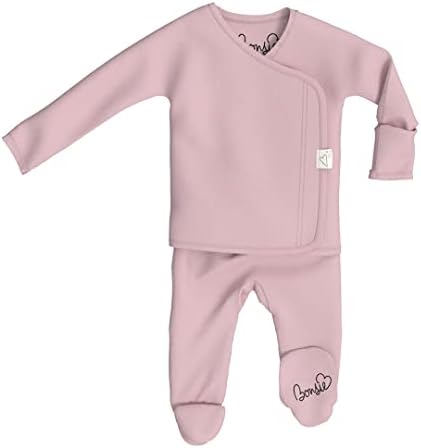 Bonsie Skin to Skin Footed One-Piece Dress in Pink with Peonies