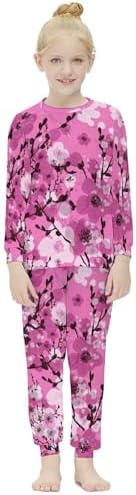 MEIKKO Girls Thermal Pajama Set