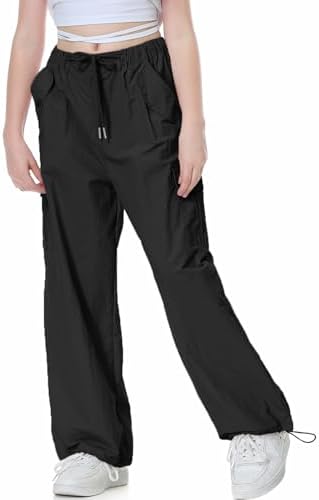 Y2K Parachute Jogger Pants for Girls