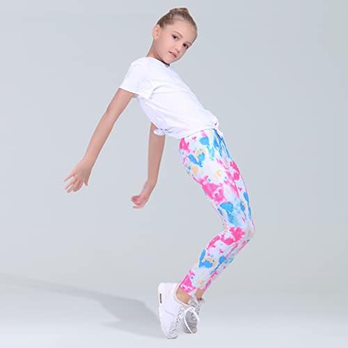 Quedoris Girls Printed Leggings Yoga Pants Multipack Ages 3-13
