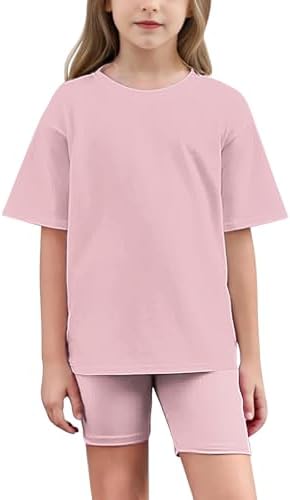 Girls Loose-Fit Tracksuit Set