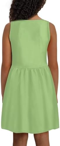 Girls Summer Midi Dress with Pockets