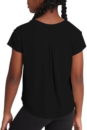 MCEDAR Girls Workout Short Sleeve T-Shirt