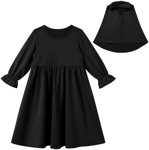 Sleek hijab dress for Toddler girls - Modest Ramadan outfit