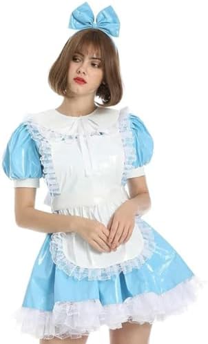 French Sissy Giant Princess Dress with Lace Trim