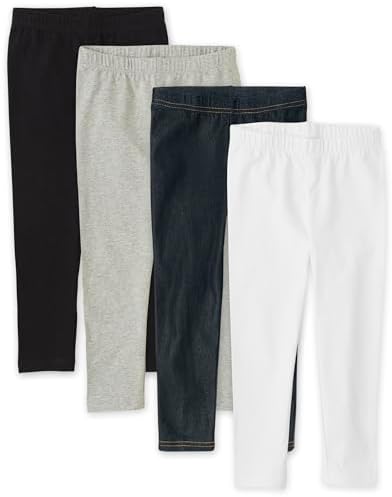 The Childrens Place Girls Top Choice Capri Leggings 4-Piece Multipack