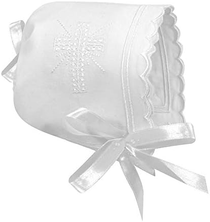 Stephan Baby Girls Christenin Bonnet