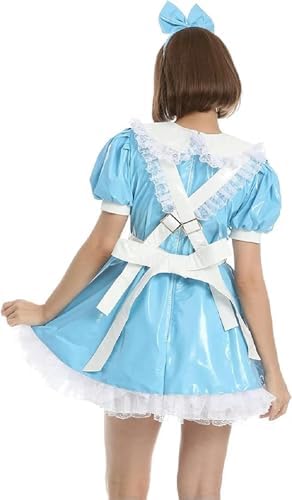 French Sissy Giant Princess Dress with Lace Trim