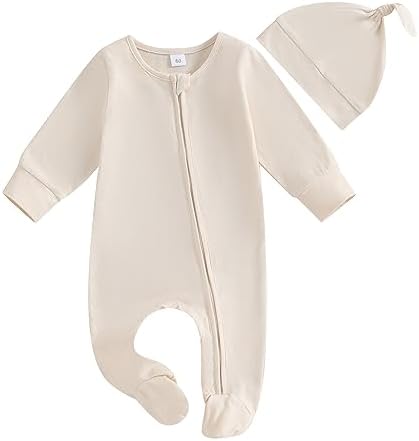 KMBANGI Newborn Romper Durable Cozy for Boys Girls