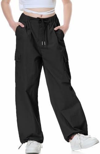 Y2K Parachute Jogger Pants for Girls