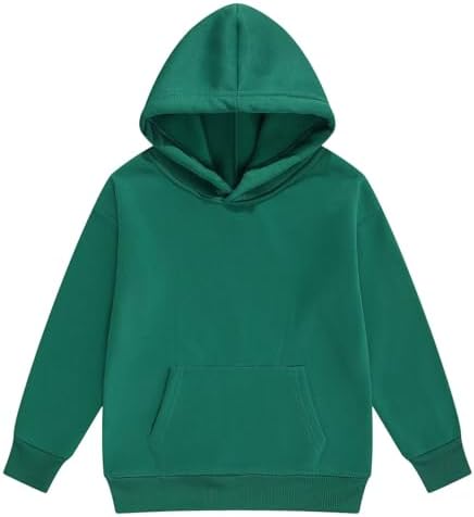 Youth Pullover Hoodie Boys Girls Cotton Polyester 2-12 Years