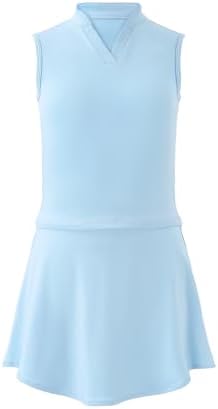 LionJIE Kids Girls Tennis Golf Dress Outfit