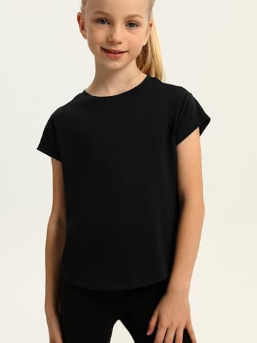 MCEDAR Girls Workout Short Sleeve T-Shirt
