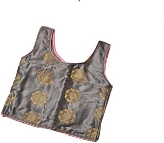 Elegant Satin Silk Lehenga Choli for Kids in Grey Baby Pink