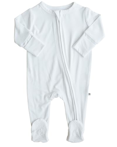 Caden Lane Zippered Baby Footie Pajamas Elevate diaper time and beyond