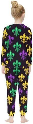 MEIKKO Girls Thermal Underwear Set Long Johns Lined