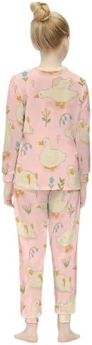 Girls Thermal Pajama Set - Soft Breathable and Comfy for winter