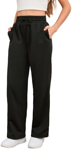 SOLY HUX Girls Straight Wide Leg Sweatpants