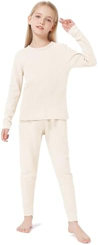 VZV Girls Thermal Set Waffle - Long Johns for Kids