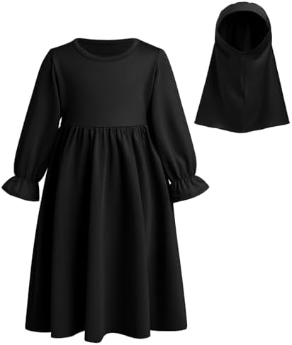 Sleek hijab dress for Toddler girls - Modest Ramadan outfit