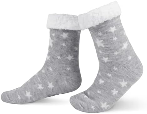 KFUBUO Kids Slipper Socks Non-Slip Warm Fuzzy Perfect Gift for Kids