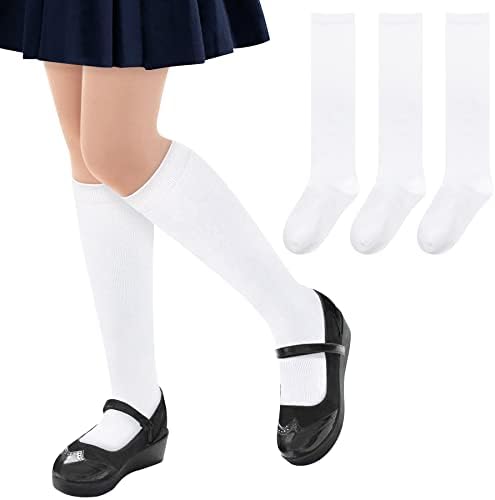 Olreco Knee High Socks for Girls Soft Warm Uniform Socks