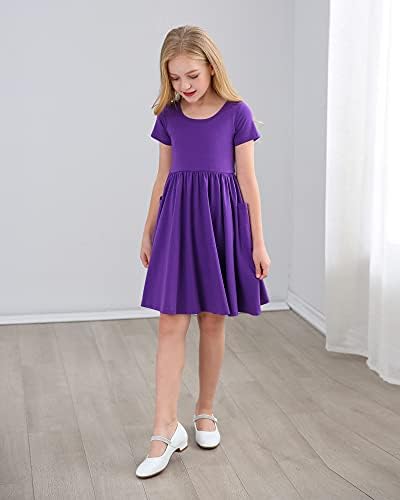Stelle Girls Skater T-Shirt Dress for Toddler - Comfortable Stylish