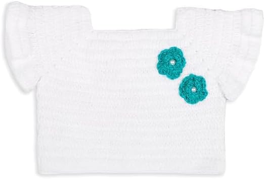 Woolen Kids Winter Set crochet-cropped sweater with
