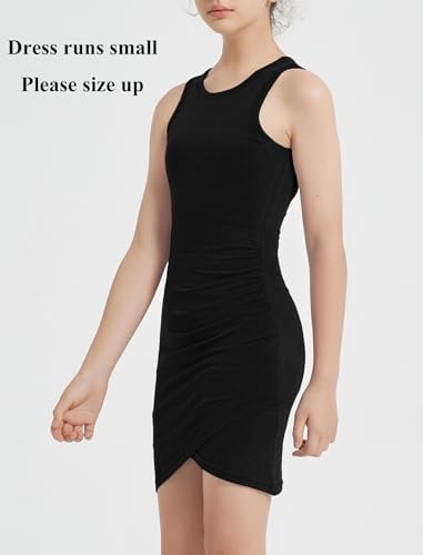 Stylish Ruched Bodycon Dress for Teens