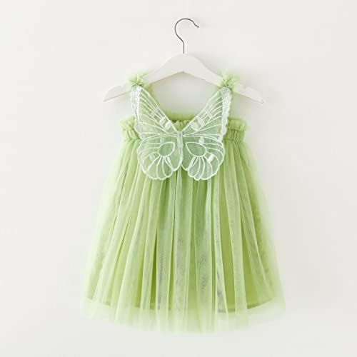 Wankang Butterfly Wings Princess Dress for Toddler Girls
