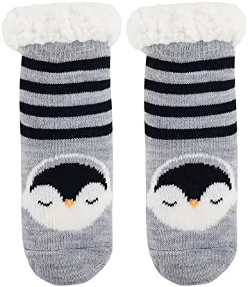 American Trends Fuzzy Winter Socks for Girls Non-Skid Thick