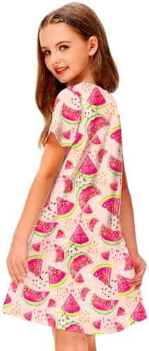 Girls Hawaiian T-shirt Dress 5-14 Years