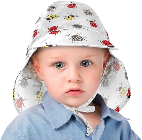 Pigsaly Beetle Ladybug Insects Toddler Sun Hat
