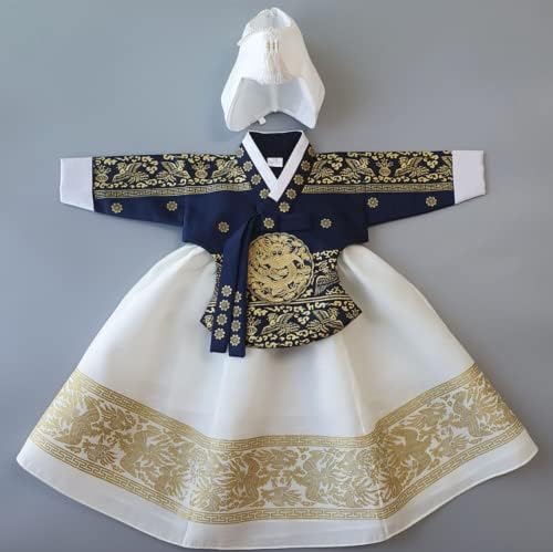 Stunning Modern Korean Hanbok Dress for Little Ones