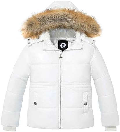 Garemcy Girls Metallic Winter Coat Insulated