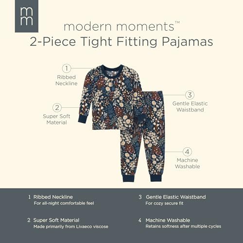Hawai Lei Modern Moments by Gerber Baby Pajama Set - Snug Fit Soft